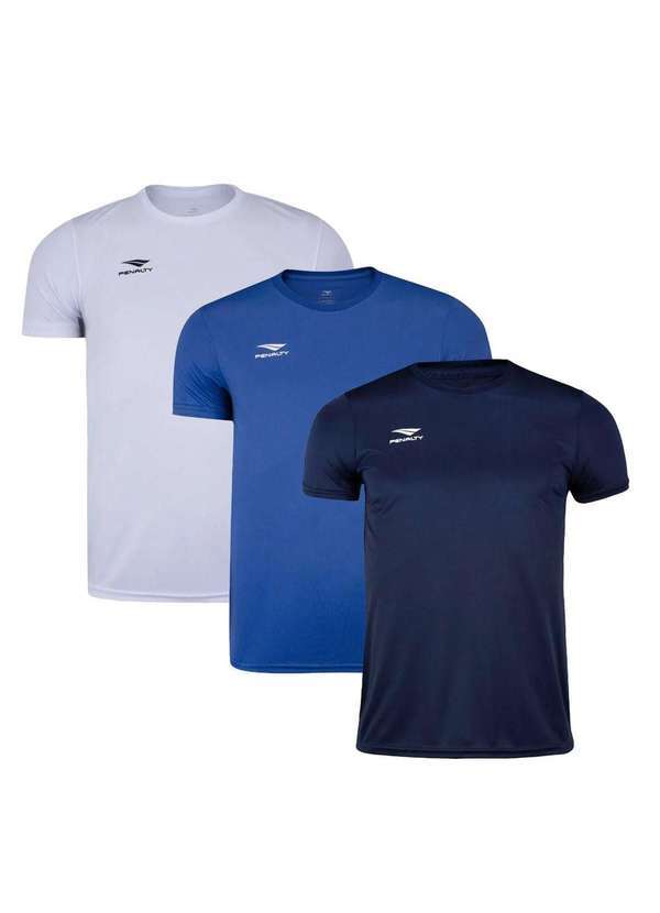 Penalty - Kit 3 Camisetas Penalty X Masculino Branco