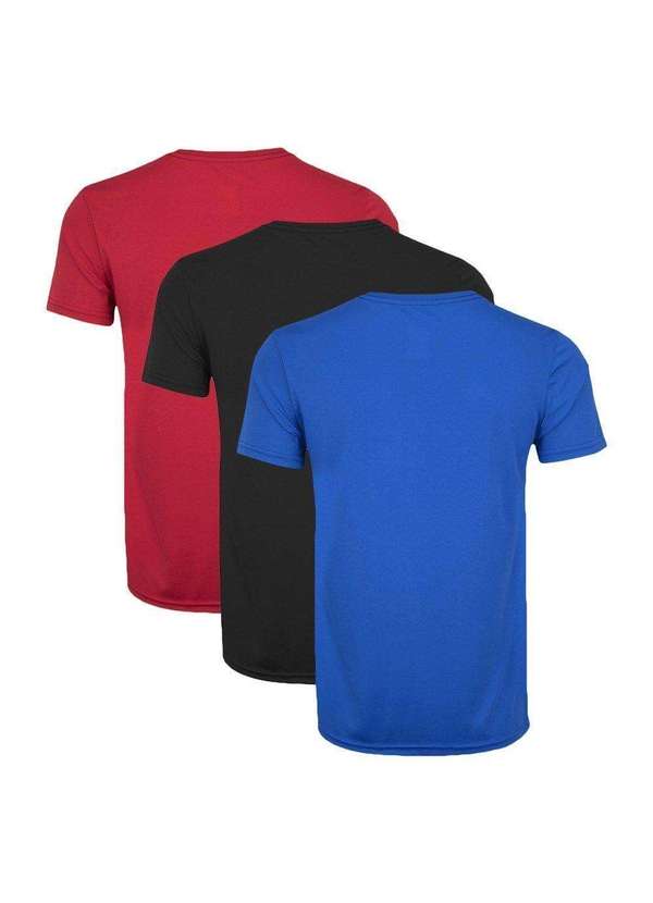 Pmc - Kit 3 Camisetas Pmc Básica Masculina Vermelho 2