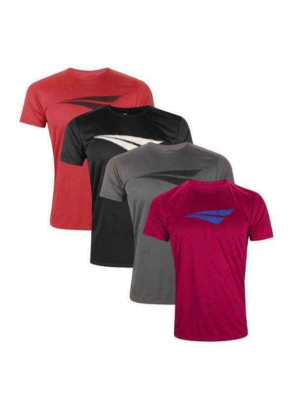 Penalty - Kit 4 Camisetas Penalty X Masculina Preto