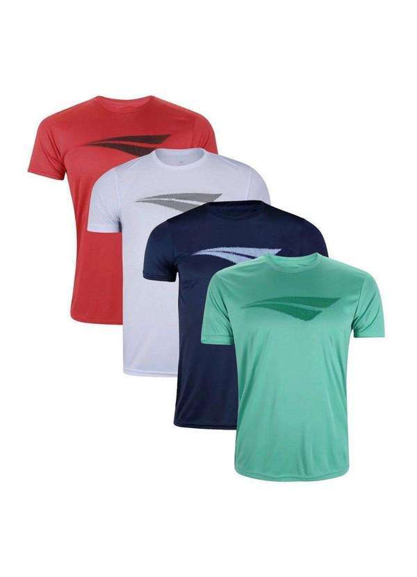 Penalty - Kit 4 Camisetas Penalty X Masculina Vermelho