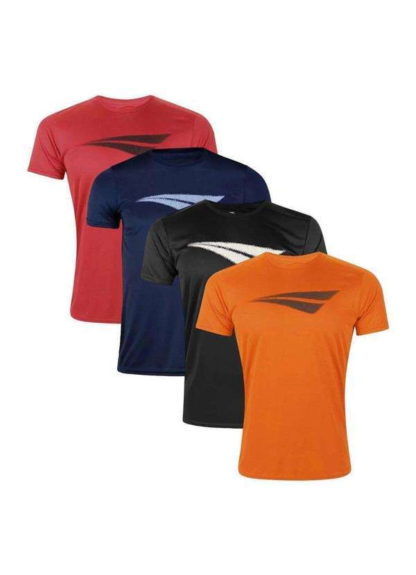 Penalty - Kit 4 Camisetas Penalty X Masculina Vermelho