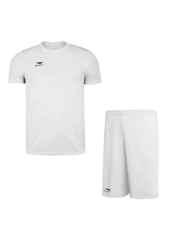Penalty - Kit Penalty X Camiseta e Bermuda Masculino Branco