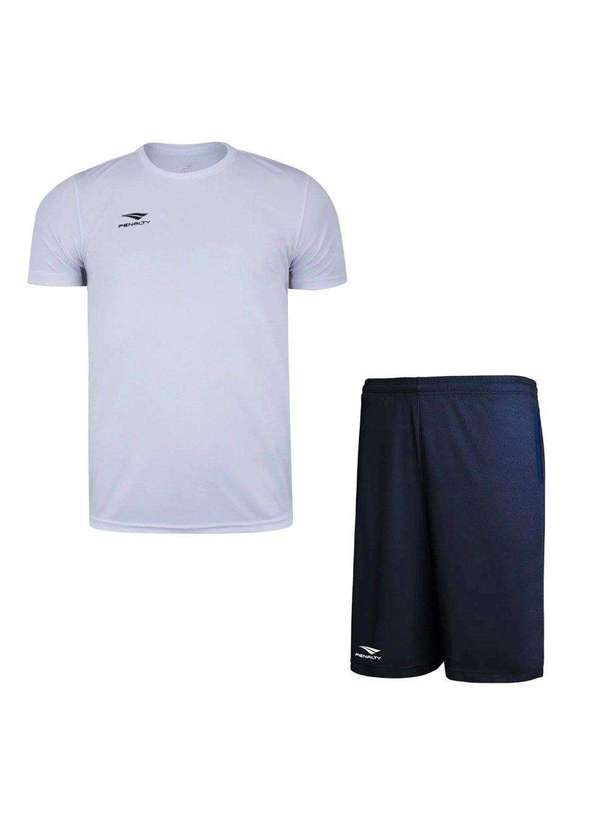 Penalty - Kit Penalty X Camiseta e Bermuda Masculino Branco