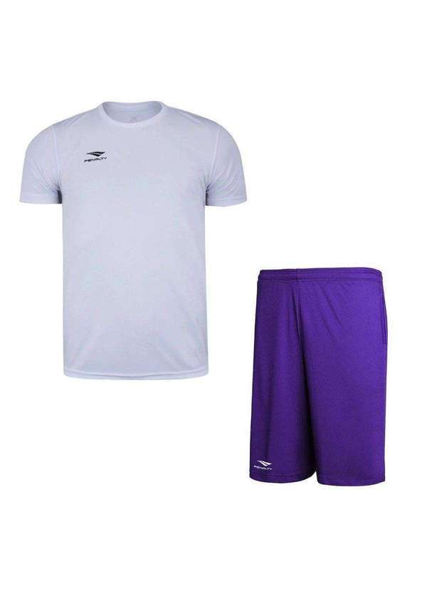 Penalty - Kit Penalty X Camiseta e Bermuda Masculino Branco