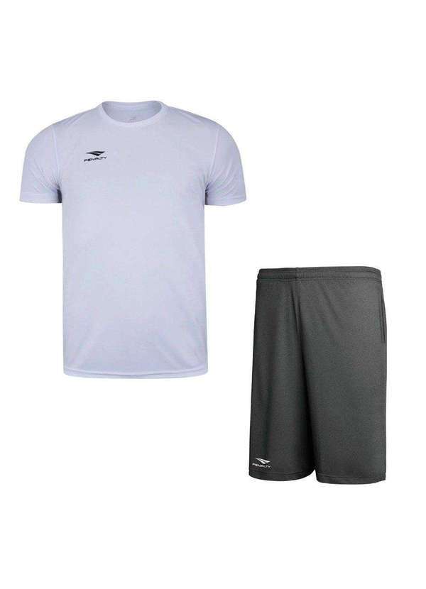Penalty - Kit Penalty X Camiseta e Bermuda Masculino Branco