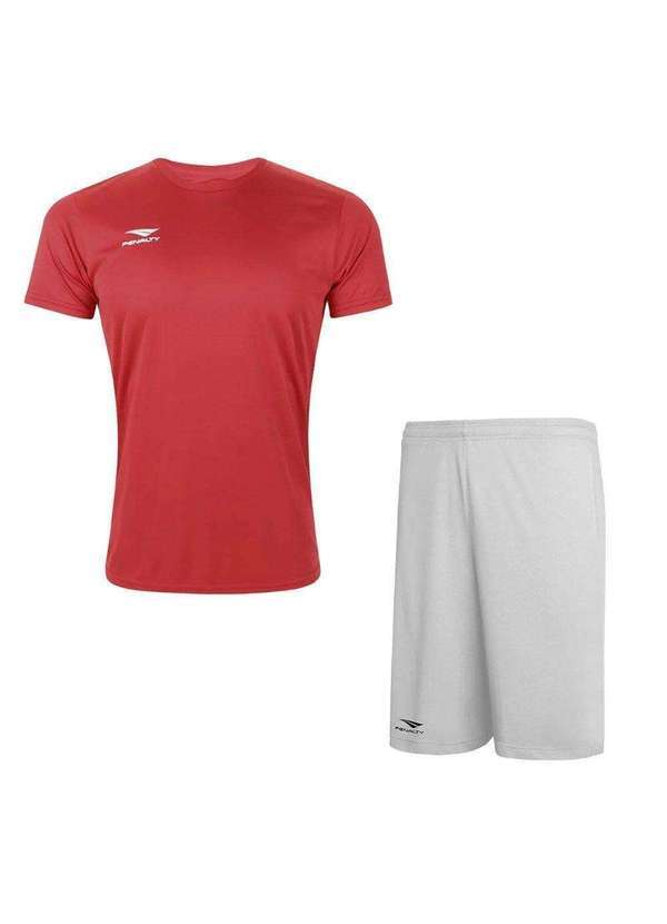 Penalty - Kit Penalty X Camiseta e Bermuda Masculino Branco