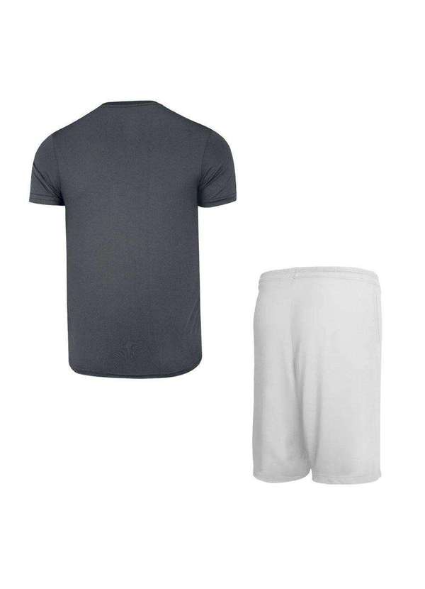 Penalty - Kit Penalty X Camiseta e Bermuda Masculino Cinza 2