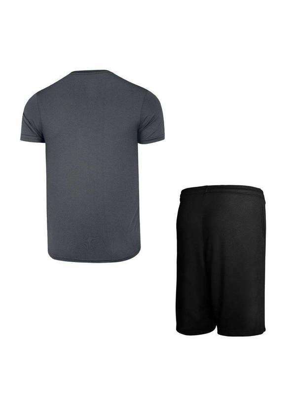 Penalty - Kit Penalty X Camiseta e Bermuda Masculino Cinza 2
