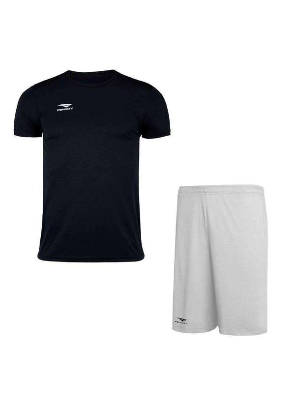 Penalty - Kit Penalty X Camiseta e Bermuda Masculino Preto