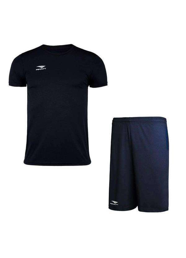 Penalty - Kit Penalty X Camiseta e Bermuda Masculino Preto