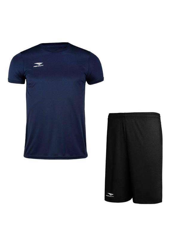 Penalty - Kit Penalty X Camiseta e Bermuda Masculino Preto