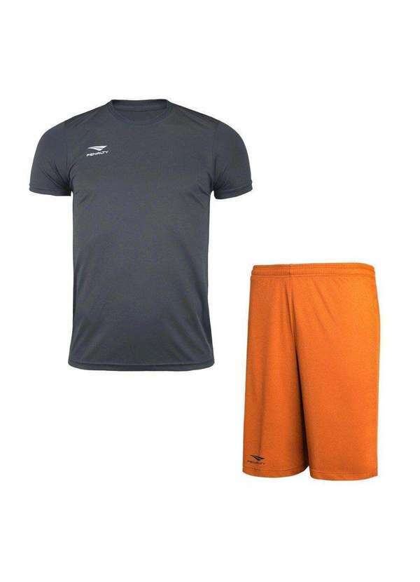 Penalty - Kit Penalty X Camiseta e Calção Masculino Cinza