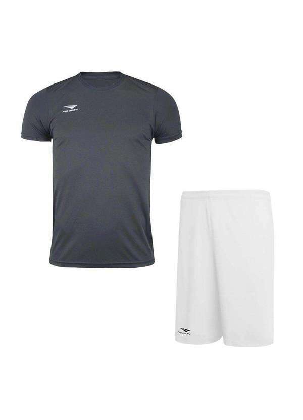 Penalty - Kit Penalty X Camiseta e Calção Masculino Cinza