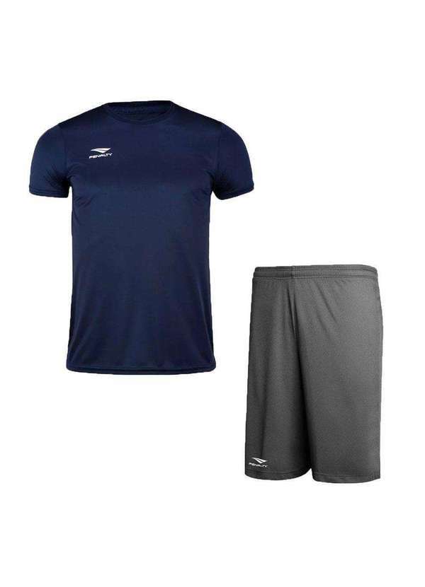 Penalty - Kit Penalty X Camiseta e Calção Masculino Cinza