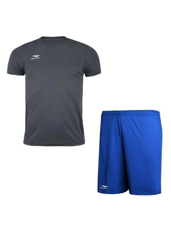 Penalty - Kit Penalty X Camiseta e Calção Plus Size Masculino Azul