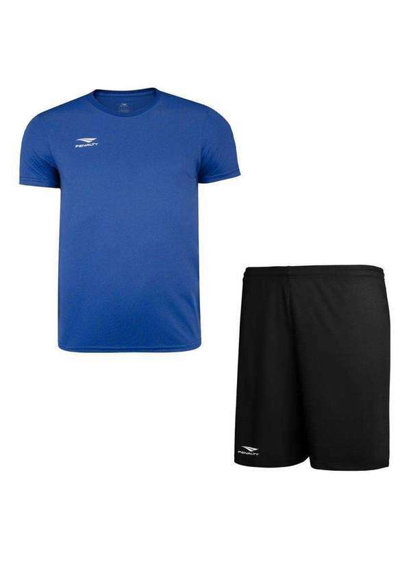 Penalty - Kit Penalty X Camiseta e Calção Plus Size Masculino Azul