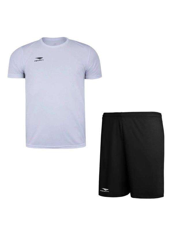 Penalty - Kit Penalty X Camiseta e Calção Plus Size Masculino Branco