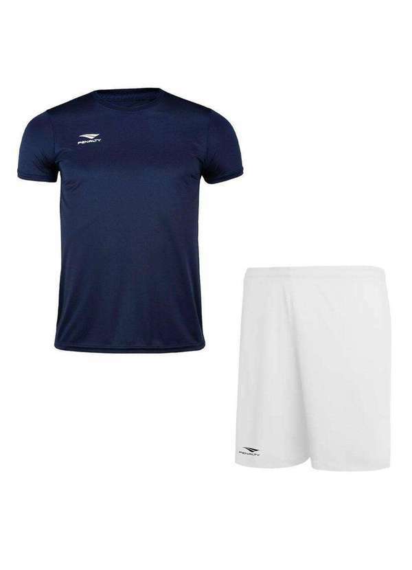 Penalty - Kit Penalty X Camiseta e Calção Plus Size Masculino Branco