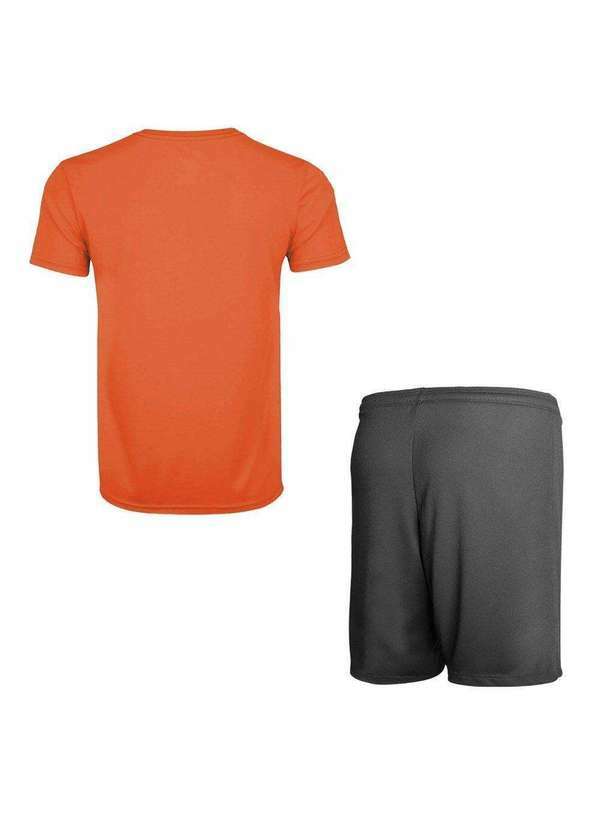 Penalty - Kit Penalty X Camiseta e Calção Plus Size Masculino Cinza 2