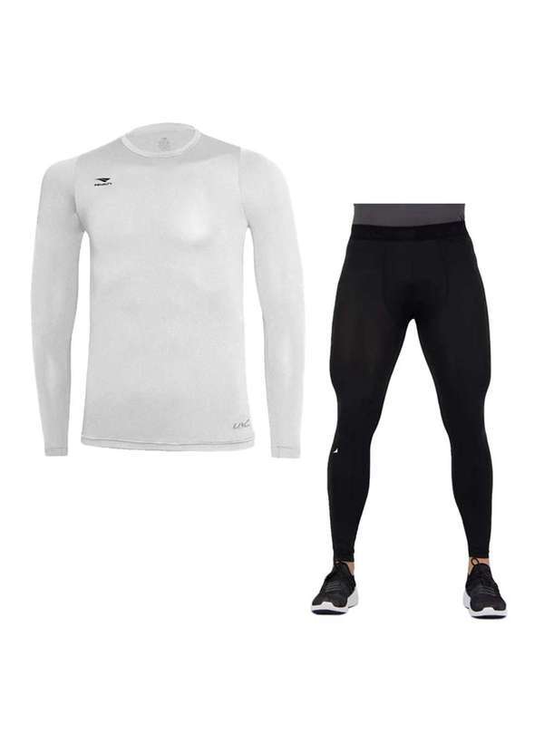 Penalty - Kit Térmico Penalty Camisa Matís e Calça Flat Masculino Branco