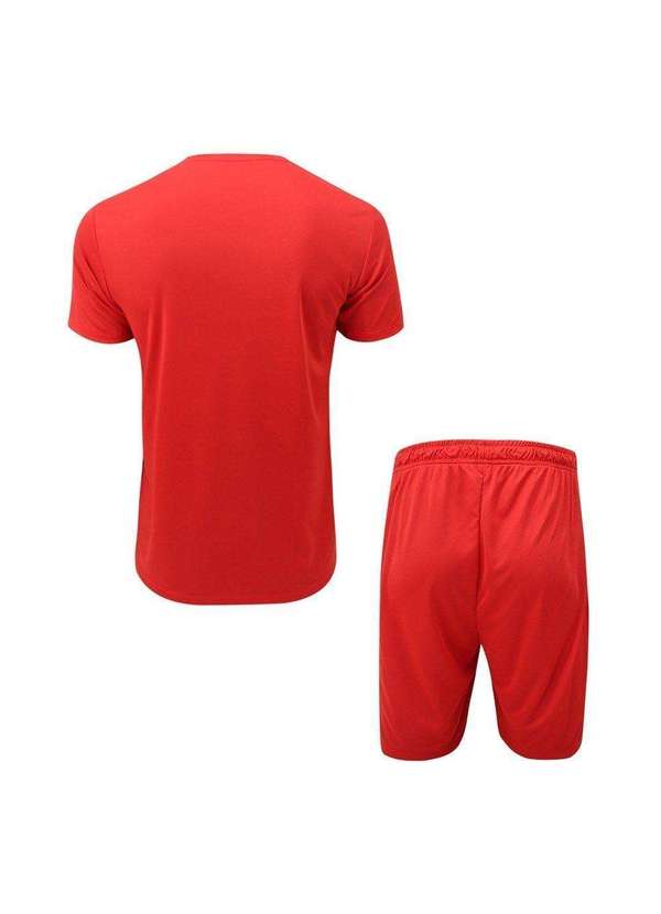 Topper - Kit Topper Camiseta e Calção Classic New Masculino Vermelho 2