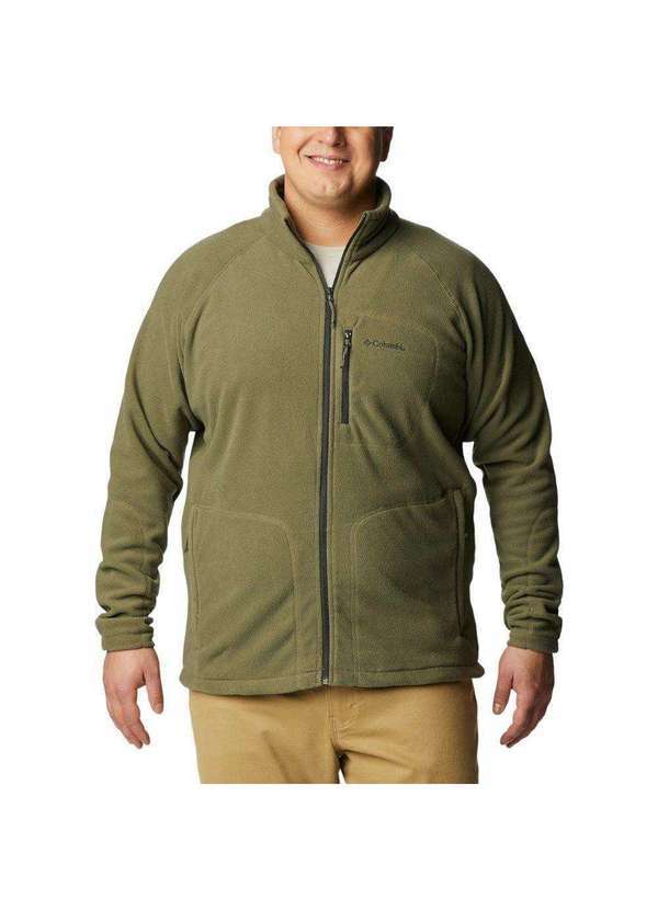 Columbia - Blusa Fleece Columbia Fast Trek Iii Plus Size Masculina Verde