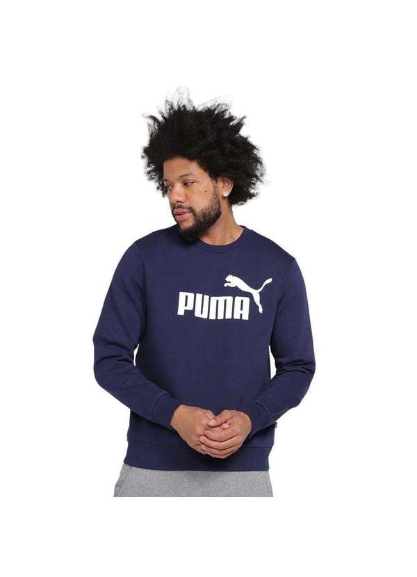 Blusa Moletom Puma Essentials Big Logo Masculina Moletom Puma Essentials Masculina Esporte Legal