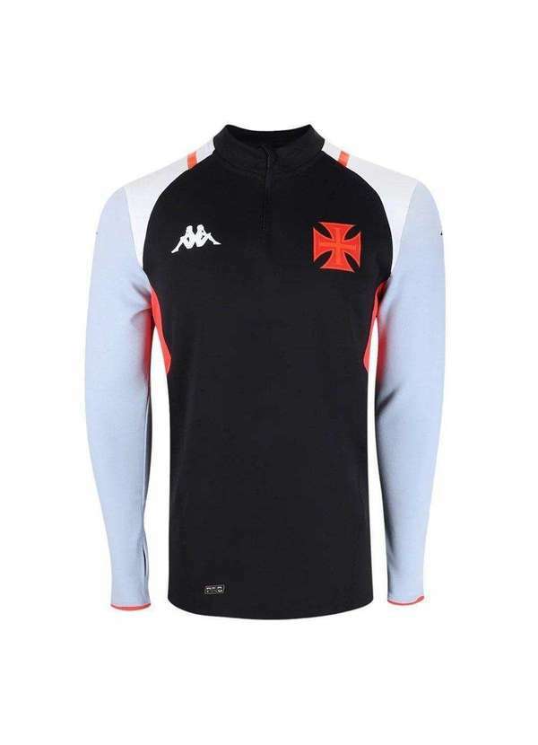 Kappa - Blusão Kappa Vasco da Gama Treino Goleiro 2023 Masculino Preto