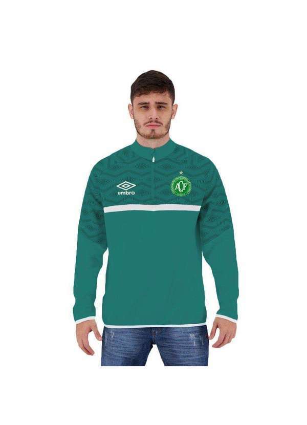 Umbro - Blusão Umbro Chapecoense Treino 2021 Masculino Verde