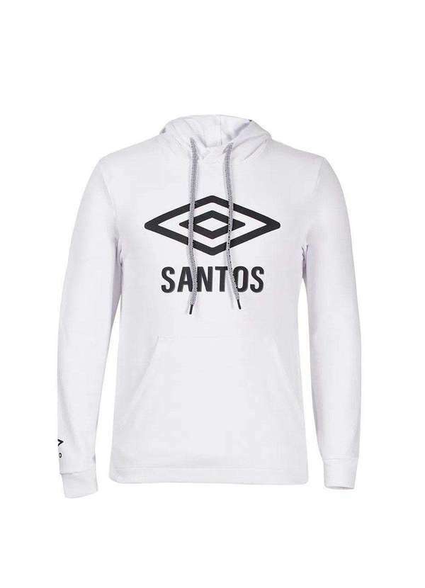 Umbro - Blusão Umbro Santos Graphic Fan 2022 Masculino Branco