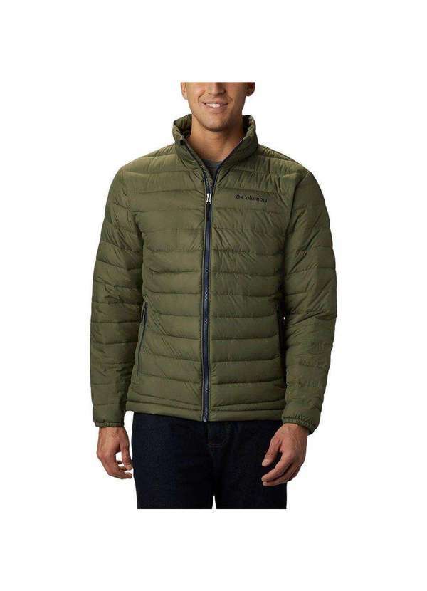 Columbia - Jaqueta Columbia Powder Lite Collegiate Masculina Verde