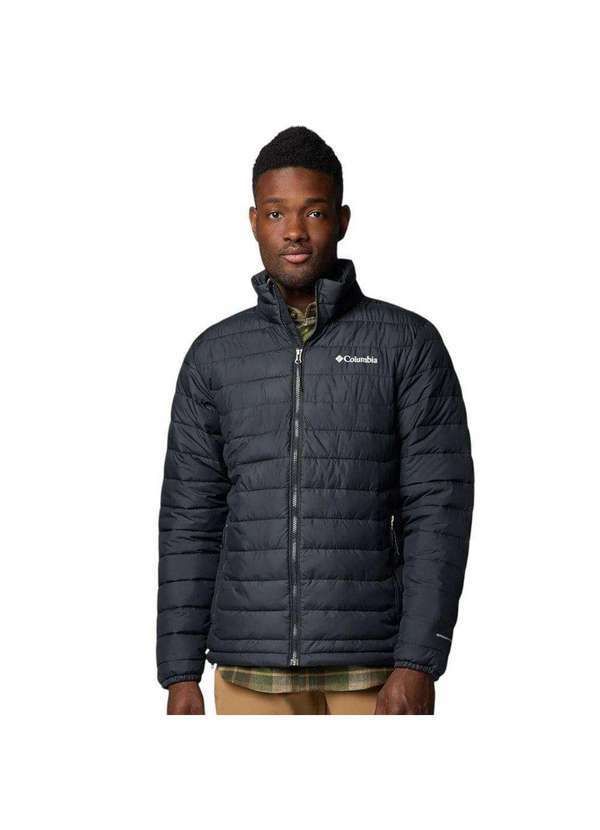 Columbia - Jaqueta Columbia Powder Lite Ii Pluz Size Masculina Preto