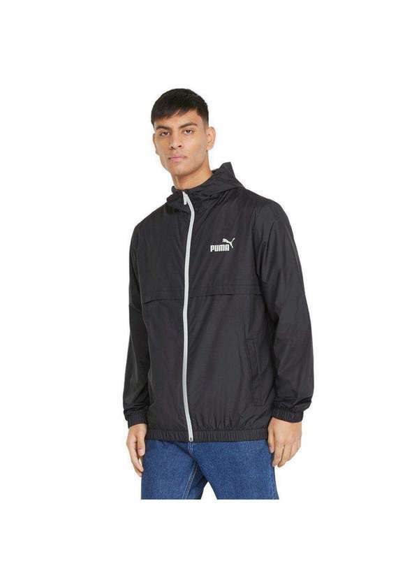 Puma - Jaqueta Corta Vento Puma Essentials Solid Masculina Preto