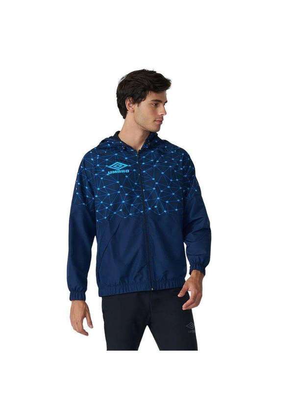 Umbro - Jaqueta Corta Vento Umbro Connection Masculina Azul