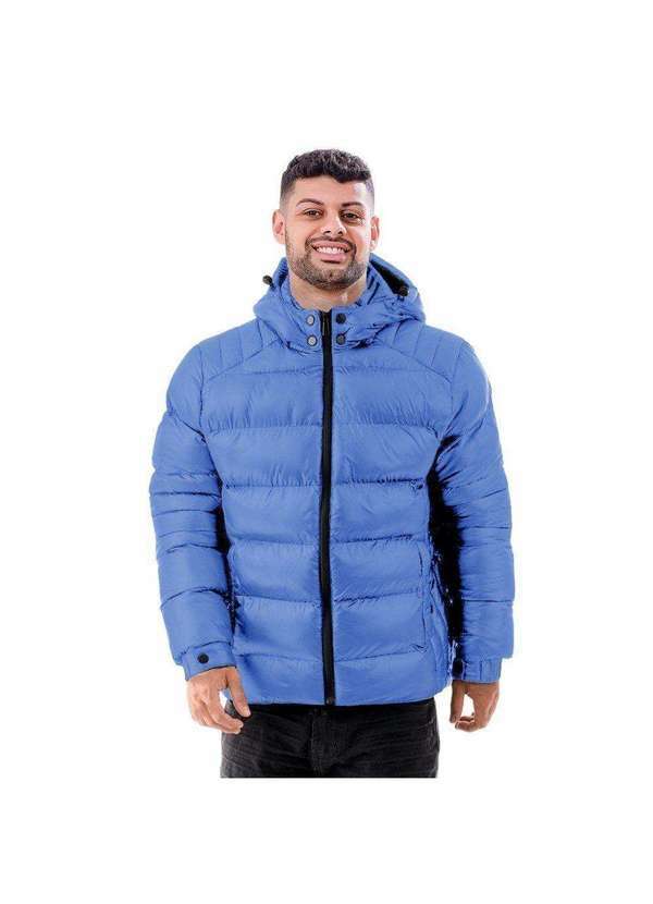 Esporte Legal - Jaqueta Esporte Legal Super Puffer Matelassê Masculina Azul