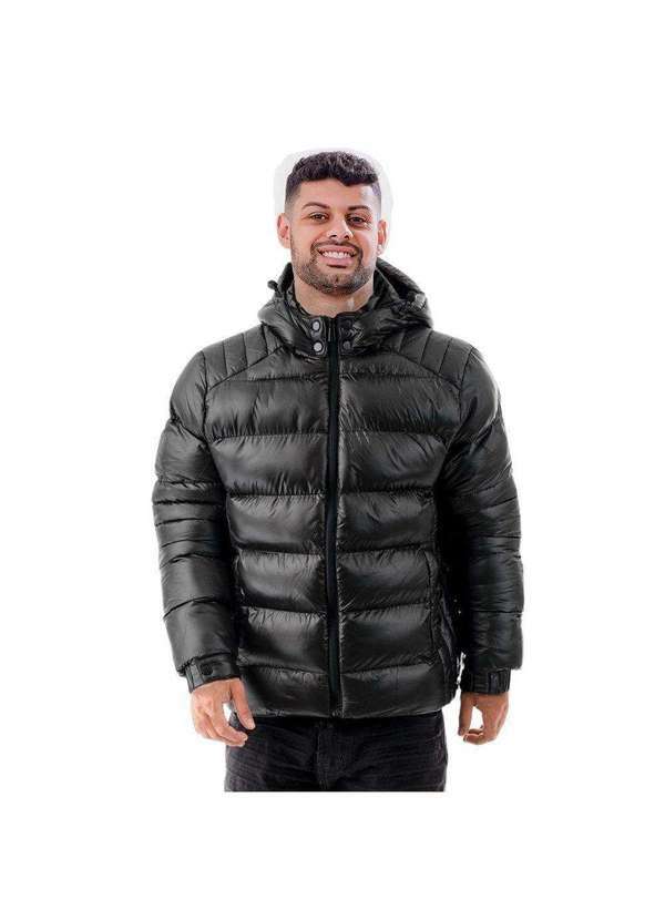 Esporte Legal - Jaqueta Esporte Legal Super Puffer Matelassê Masculina Preto