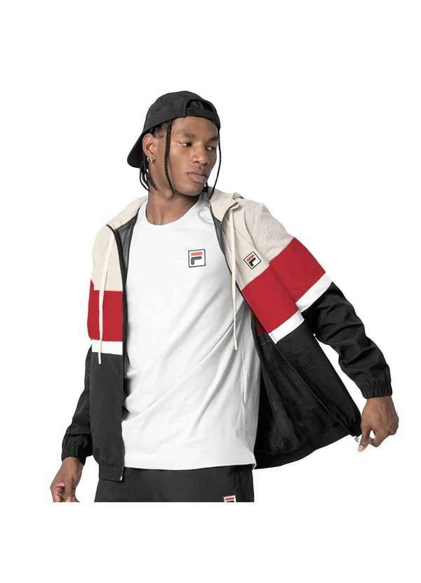 Fila - Jaqueta Fila Flag Masculina Preto