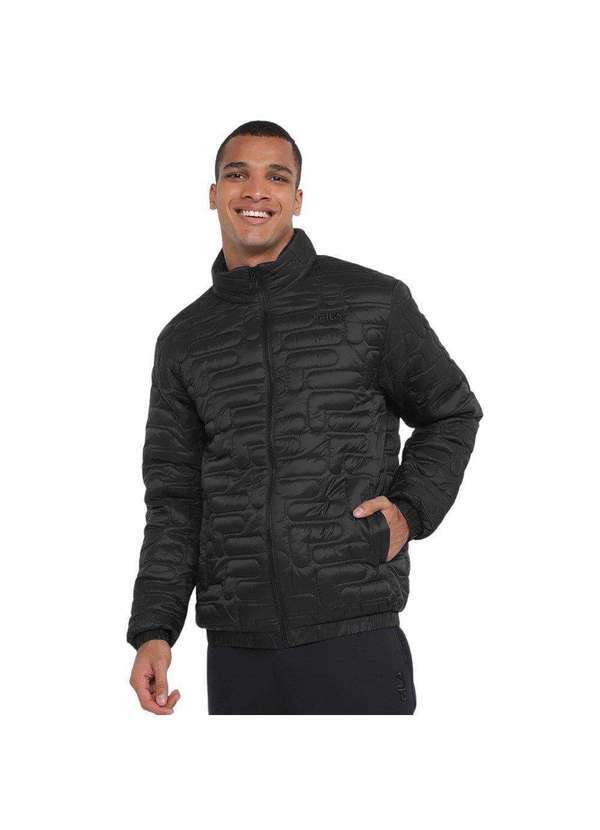 Fila - Jaqueta Fila Padded Quilt Ii Masculina Preto