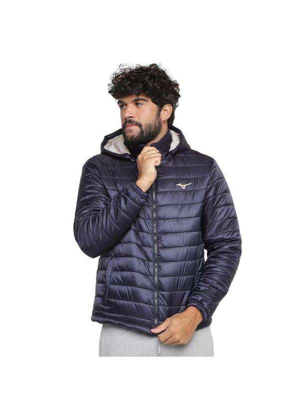 Mizuno - Jaqueta Mizuno Puff Masculina Azul