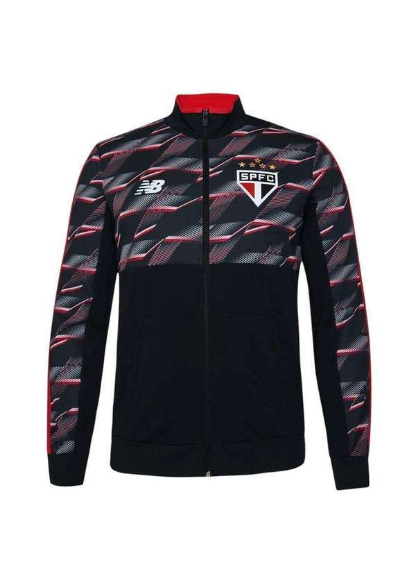New Balance - Jaqueta New Balance São Paulo Pré Jogo 2024/25 Masculina Preto