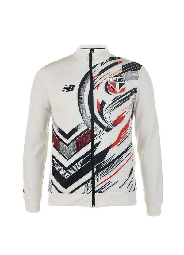 New Balance - Jaqueta New Balance São Paulo Pré Jogo 2025/26 Masculina Bege