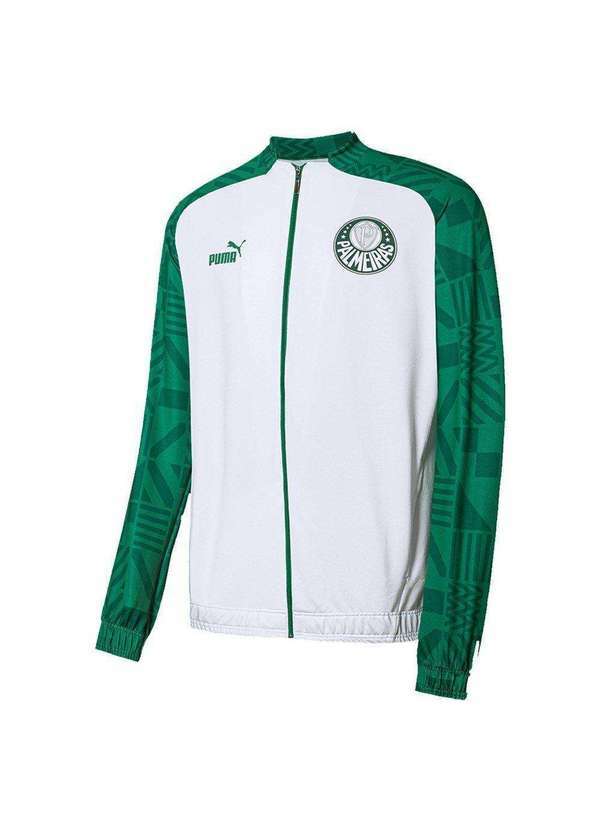 Puma - Jaqueta Puma Palmeiras Pré-Jogo 2023/24 Masculina Branco