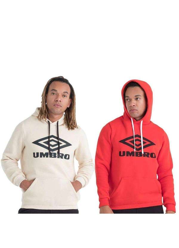 Umbro - Kit 2 Moletons Umbro Diamond Essential Masculino Bege