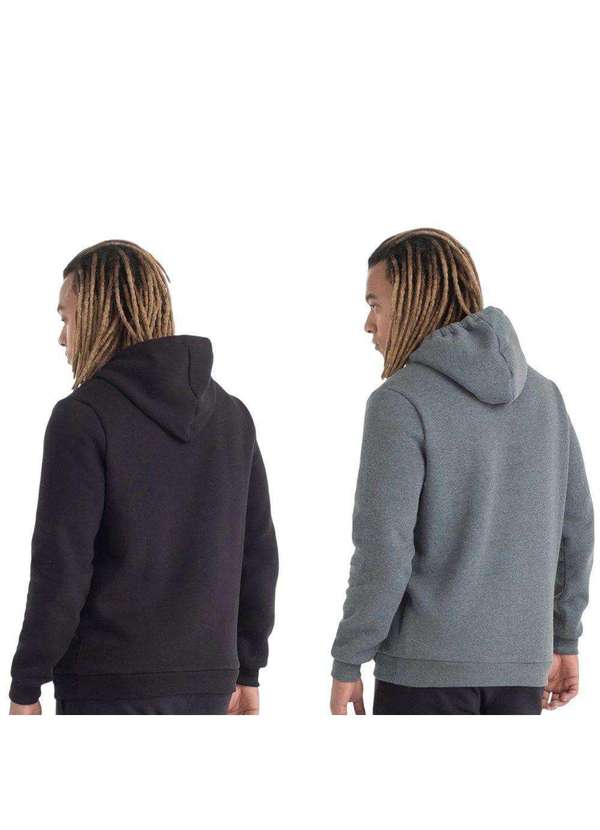 Umbro - Kit 2 Moletons Umbro Diamond Essential Masculino Preto 2