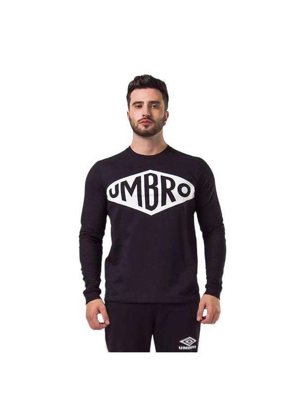 Umbro - Moletom Umbro Heritage Masculino Preto