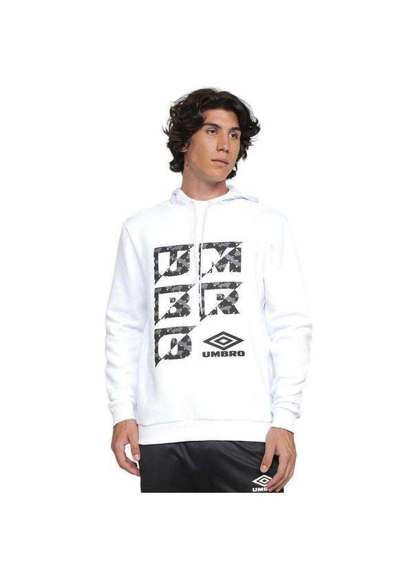 Umbro - Moletom Umbro Large Duo Camuflagem Masculino Branco