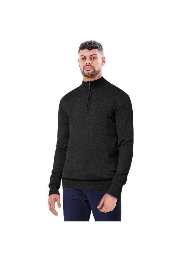 Esporte Legal - Suéter Esporte Legal Essentials Zíper Masculino Preto