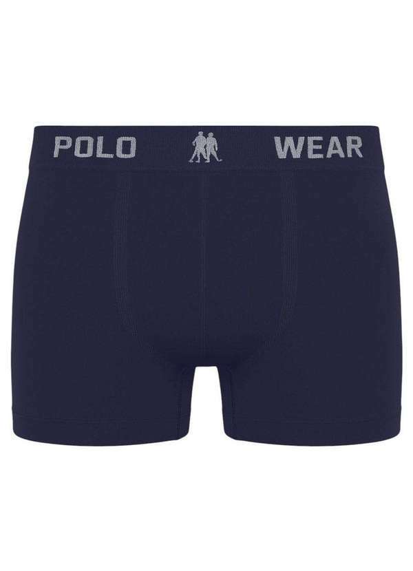 Polo Wear - Cueca Boxer Polo Wear Masculina Azul