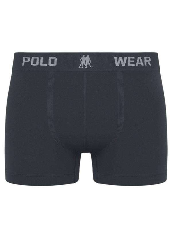 Polo Wear - Cueca Boxer Polo Wear Masculina Cinza