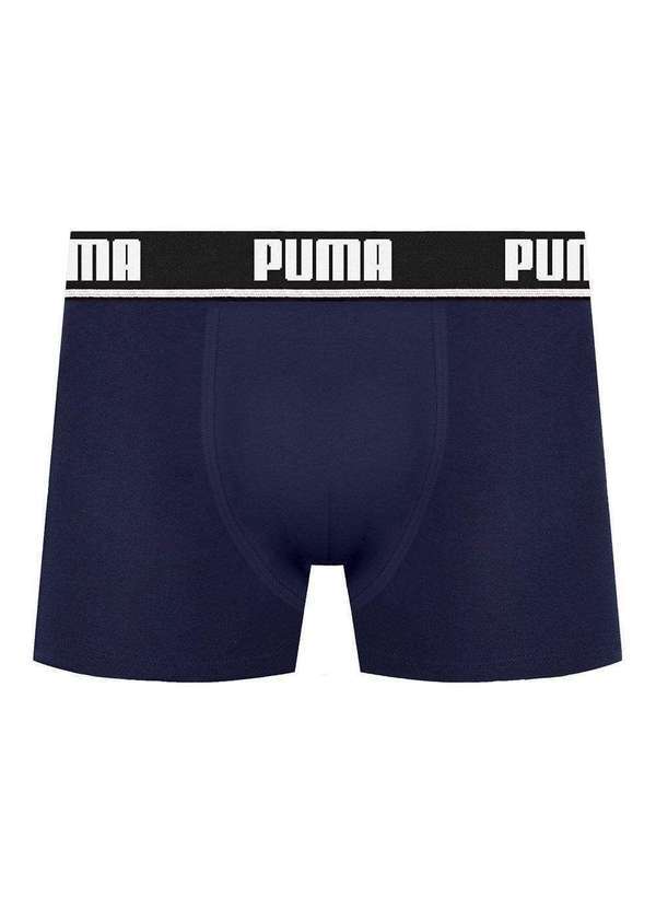 Puma - Cueca Boxer Puma Cotton Masculina Cueca Boxer Puma Cotton Masculina